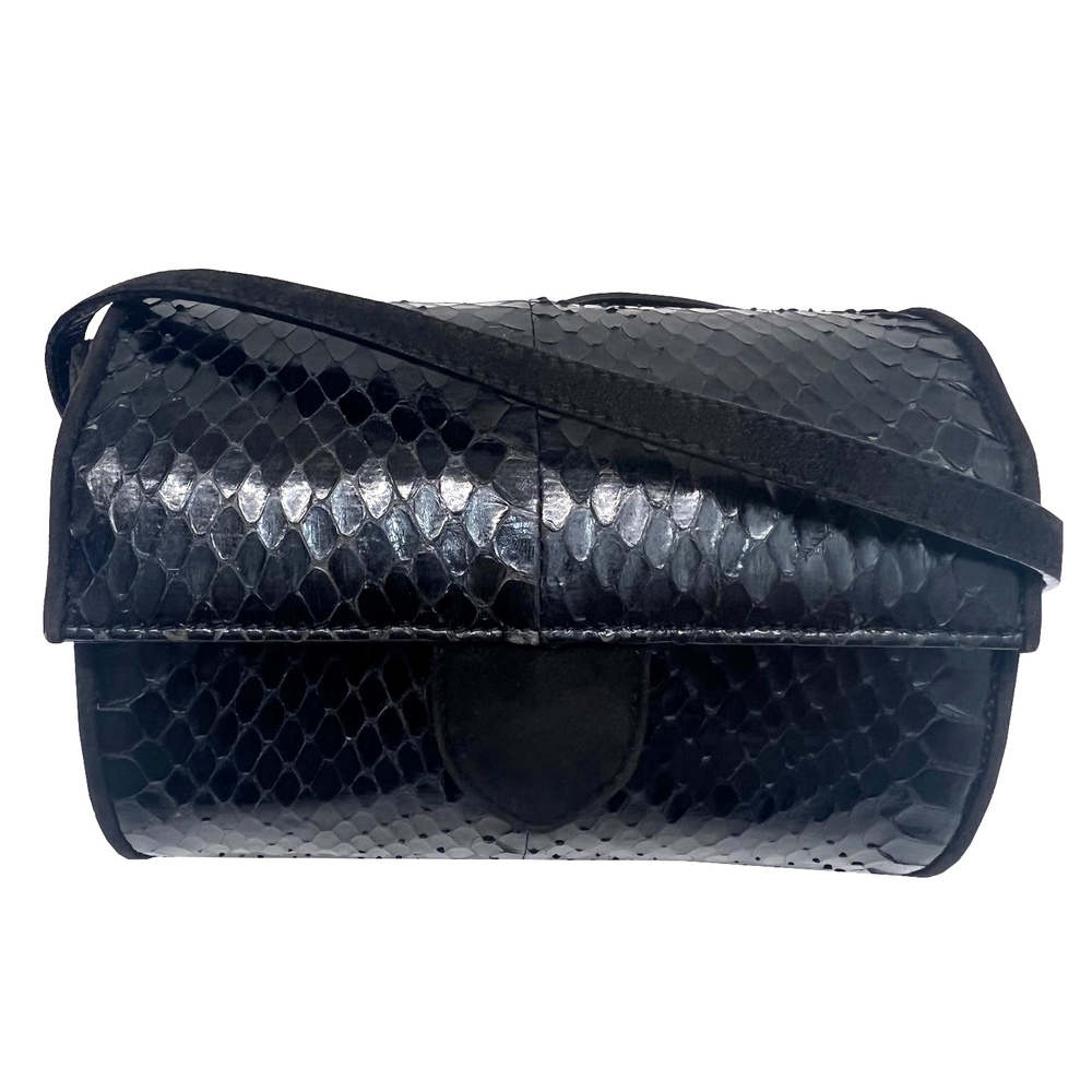 Salvatore Ferragamo Shoulder Bag Python Leather S… - image 1